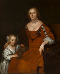 Portrait de Margaret Howard, comtesse de Carlisle (1618-1664) et Lady Diana Russell, devenue Lady Allington (1652-1701)