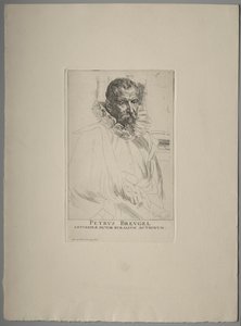Portrait de Pieter Brueghel - Anthony van Dyck