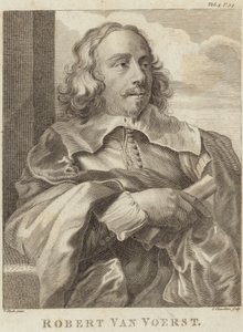 Portrait de Robert van Voerst - Anthony van Dyck