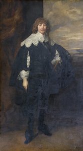 Portrait de William Cavendish, modifié avec une écharpe bleue - Anthony van Dyck