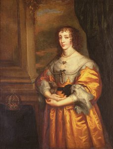 Reine Henriette Marie, vers 1633 - Anthony van Dyck