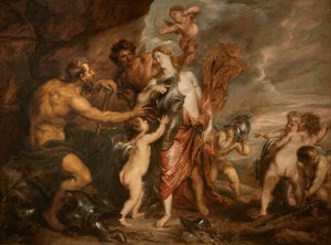 Vénus à la forge de Vulcain, également connue sous le nom de - Anthony van Dyck
