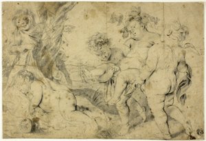 Le jeune Bacchus et ses compagnons - Anthony van Dyck