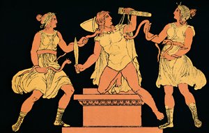Oreste poursuivi par les Furies, 1880 - Antique