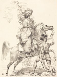 Le chef des mamelouks à cheval