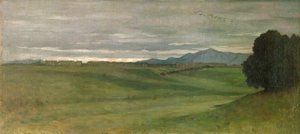 Paysage romain - Antoine Auguste Ernest Herbert or Hebert