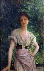 La Blanchisseuse - Antoine Auguste Ernest Herbert or Hebert