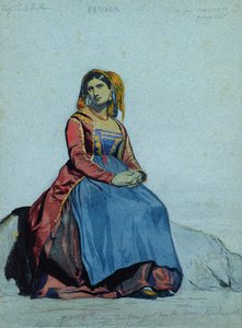 Femme de Procida, assise