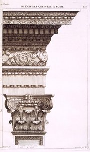 Arc des orfèvres et argentiers, Rome, 1682