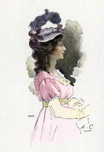 Portrait de Joséphine de Beauharnais (1763-1814). Dessin d