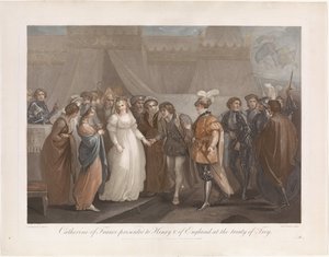 Catherine de Valois et le roi Henri V d