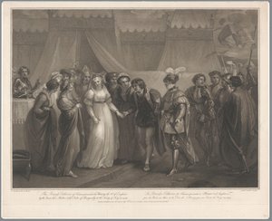 Catherine de Valois et le roi Henri V d