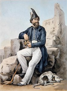 Un soldat barbu - Antoine Charles Horace Vernet