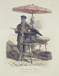 Vendeur de châtaignes - Antoine Charles Horace Vernet