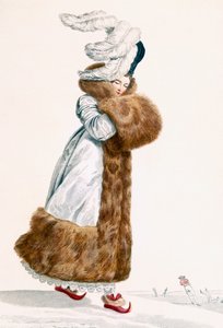 Robe de patinage sur glace, gravée par Georges Jacques Gatine (1773-1831), vers 1797 - Antoine Charles Horace Vernet