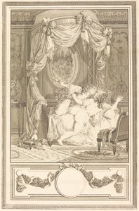 La raclée avec des roses - Antoine Cosme Giraud after Antoine Borel