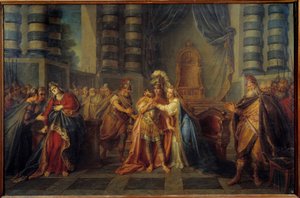 Cléopâtre avalant le poison