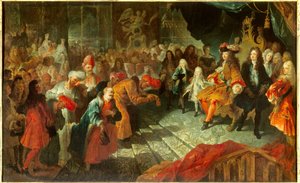 Le roi Louis XIV (1638-1715) reçoit l