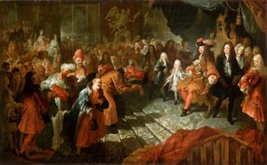 Louis XIV recevant l