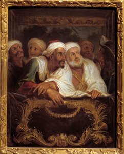 Ambassadeur marocain Mohamed Temin assistant à un spectacle dans une loge de la comédie italienne à Paris en février 1682 - Antoine Coypel