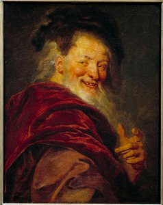 Portrait de Démocrite (460 - 370 av. J.-C.) philosophe grec - Antoine Coypel