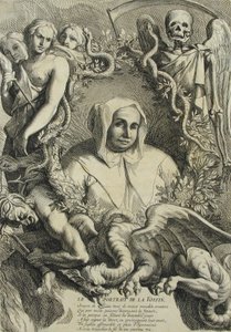 Portrait de la Voisin - Antoine Coypel