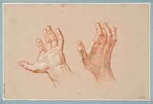 Studie von zwei Händen
