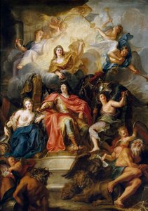 La glorification de Louis XIV - Antoine Coypel