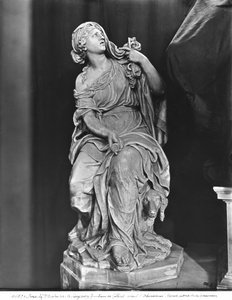 Tombe de Jean-Baptiste Colbert de Torcy 1619-83, détail de la Fidélité, c.1685-1687 (détail)