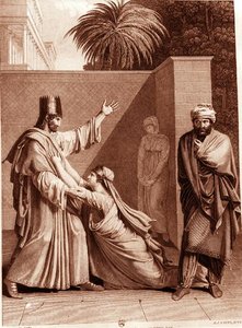 Esther implorant Assuérus en présence d