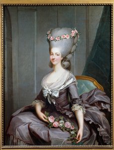 Portrait de Marie Thérèse Louise de Savoie Carignan, princesse de Lamballe - Antoine François Callet