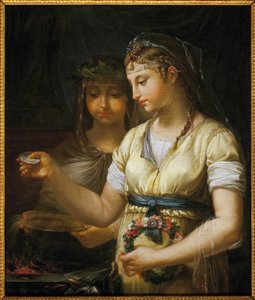 Deux vestales préparant un sacrifice - Antoine François Callet