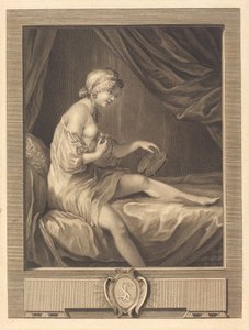 La Comparaison du bouton de rose - Antoine Francois Dennel after Gabriel Jacques de Saint Aubin
