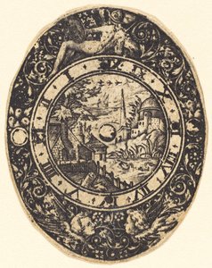 Paysage avec un obélisque - Antoine Jacquard