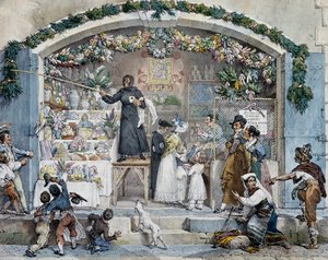 Befana à Rome - Antoine Jean Baptiste Thomas