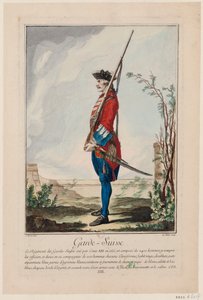 Gardes suisses, 1756 - Antoine Jean De Fehrt