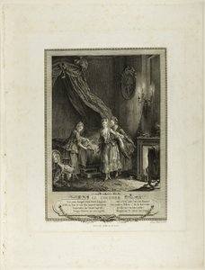 Going to Bed, from Monument du Costume Physique et Moral de la fin du Dix-huitième siècle - Antoine Jean Duclos