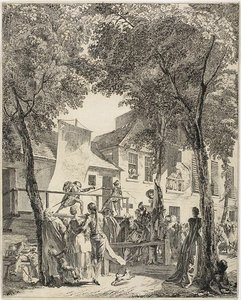 Le défilé sur le boulevard - Antoine Jean Duclos