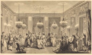 Le bal paré - Antoine Jean Duclos after Augustin de Saint Aubin