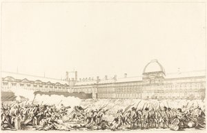 La Journée du 10 août 1792 - Antoine Jean Duclos after Charles Monnet