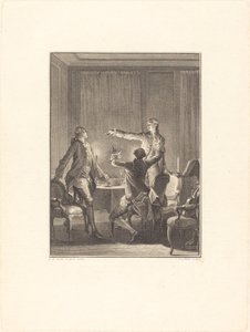 La Provocation - Antoine Jean Duclos after Jean Michel Moreau