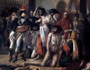Napoléon Bonaparte visitant les pestiférés de Jaffa, 11 mars 1799, 1804