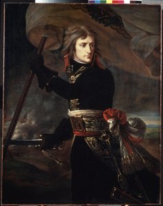 Portrait de Napoléon Bonaparte au pont d