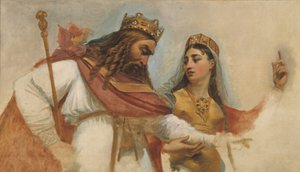 Esquisse pour le dôme du Panthéon (église Sainte-Geneviève) : Clovis et Clotilde, vers 1811 - Antoine Jean Gros