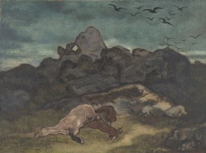 Chevaux morts, 1810-75 - Antoine Louis Barye