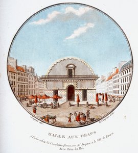 Dans les vues pittoresques des principaux bâtiments de Paris par Sergeant