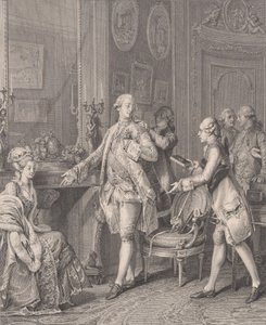 La Grande Toilette La Patronne, de Le Monument du Costume, 1777