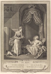 Le bain - Antoine Louis Romanet after Sigmund Freudenberger