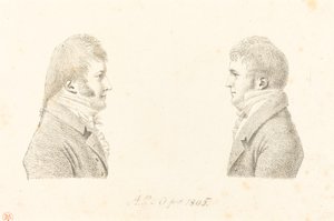 Autoportrait et le frère de l