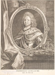 Frédéric-Guillaume Ier, roi de Prusse et en tant que Frédéric-Guillaume II, électeur et margrave de Brandebourg - Antoine Pesne